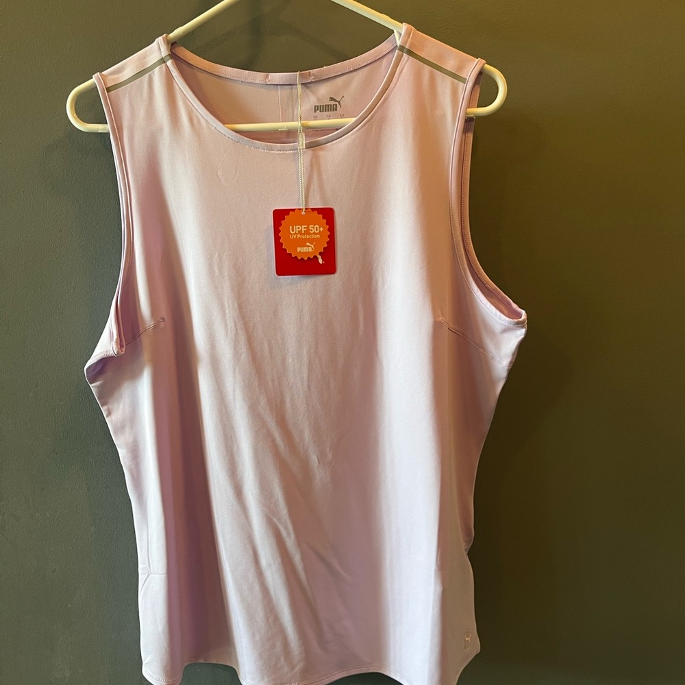 Puma Light Lavender-Grey Golf Tank Top